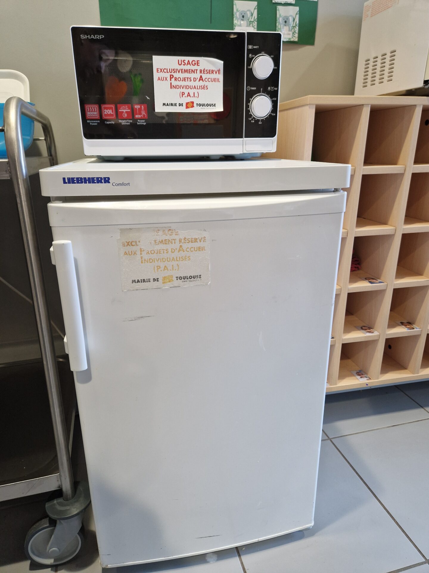 frigo pour repas PAI