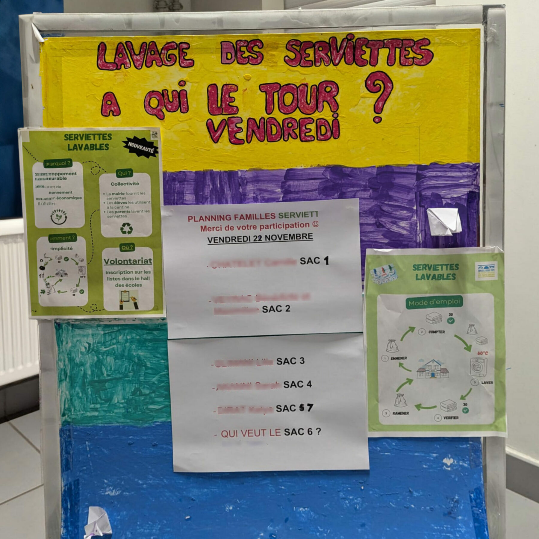 planning serviettes élem 2