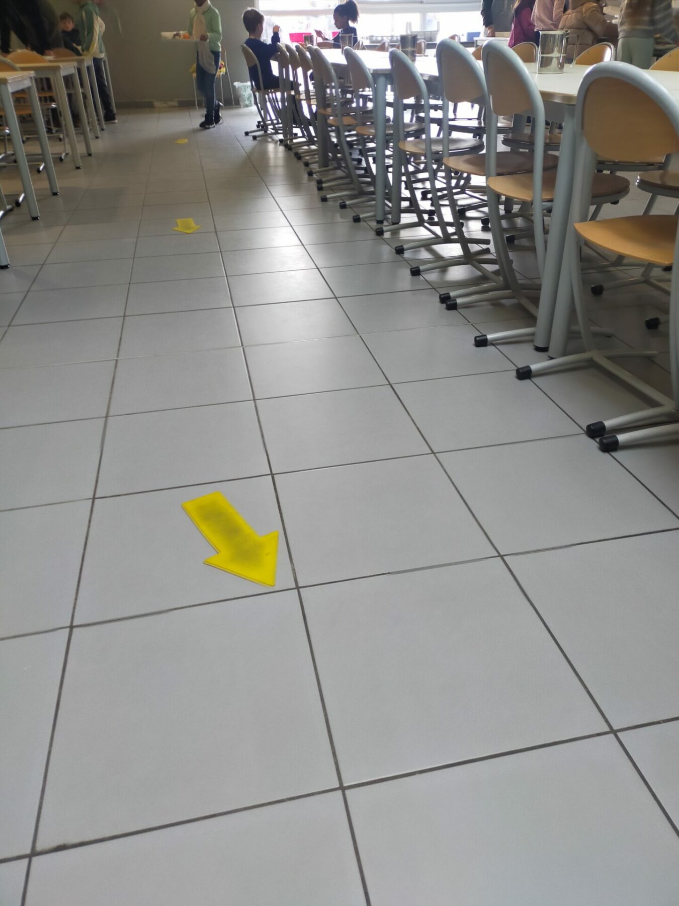 fléchage au sol