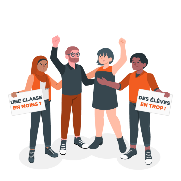 Mobilisation contre la fermeture de classe