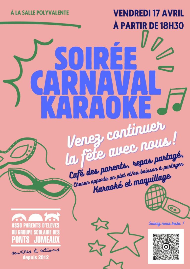 Soirée Parents/Enfants Carnaval Karaoké